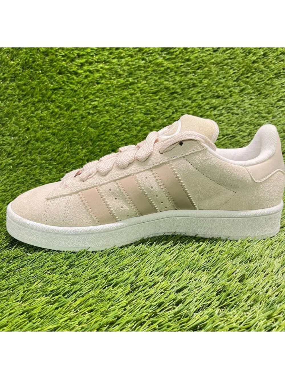 Adidas Campus 00s Womens Size 9 Pink Beige Athletic Walking Shoes Sneakers
